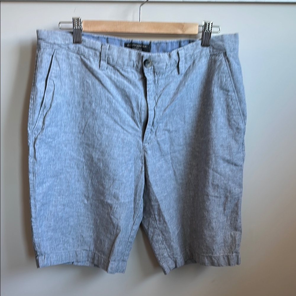 Banana Republic Grey Flat Front Emerson Shorts Casual Style